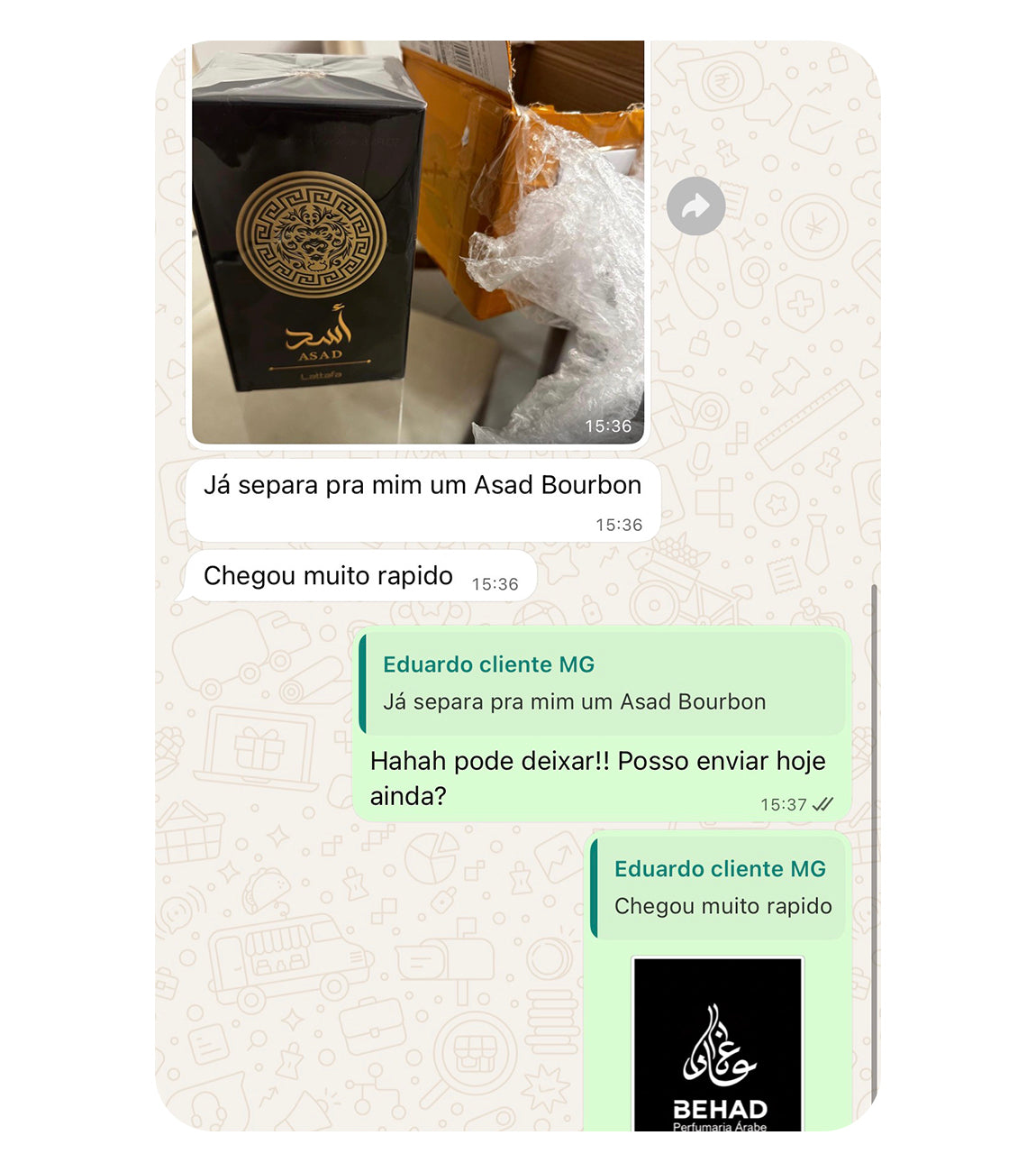 ASAD BLACK PERFUME ARABE