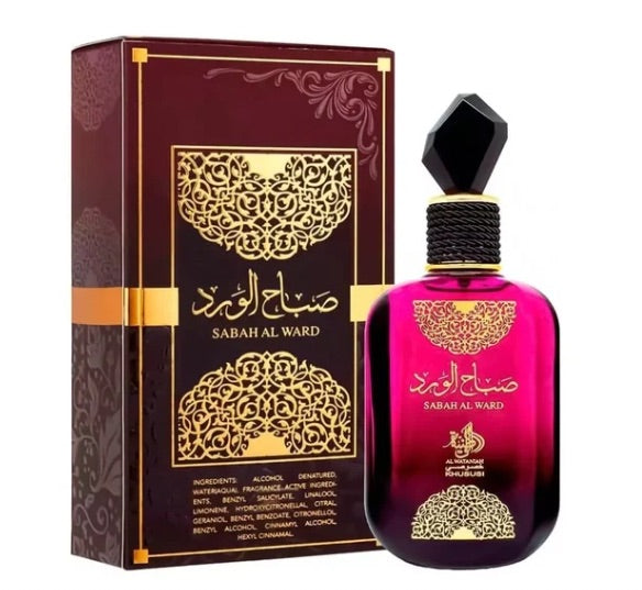 Sabah Al Ward - Eau de Parfum 100ml Perfume Árabe Feminino