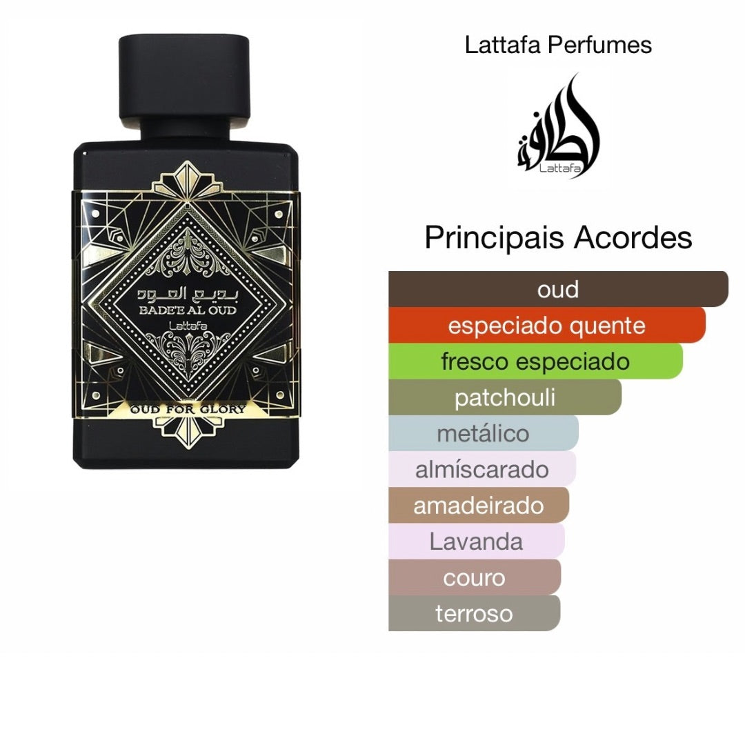 Oud Of Glory - Badee Al Oud - Eau de Parfum 100ml Perfume Árabe Masculino