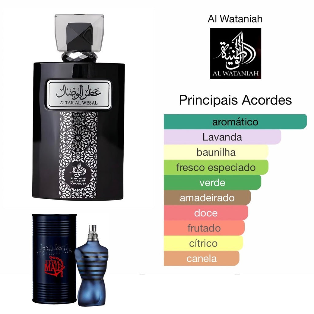 Attar Al Wesal - Eau de Parfum 100ml Perfume Árabe Unissex