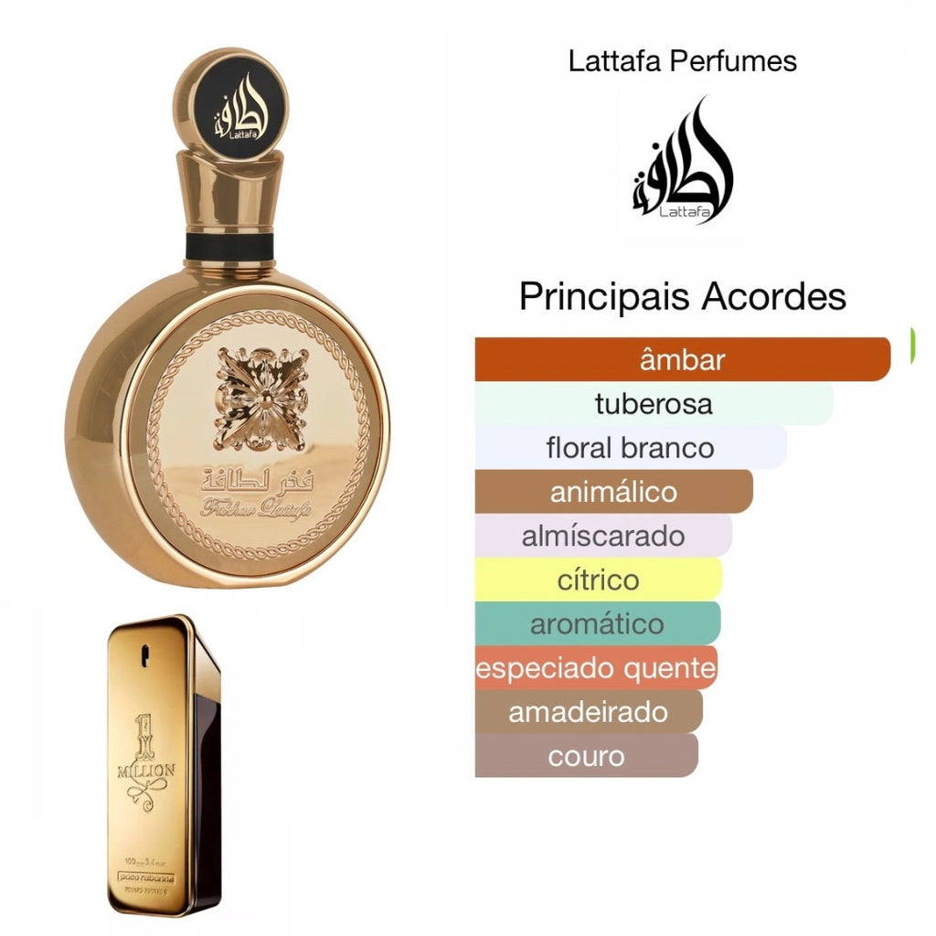 Fakhar Gold - Eau de Parfum 100ml Perfume Árabe Unissex