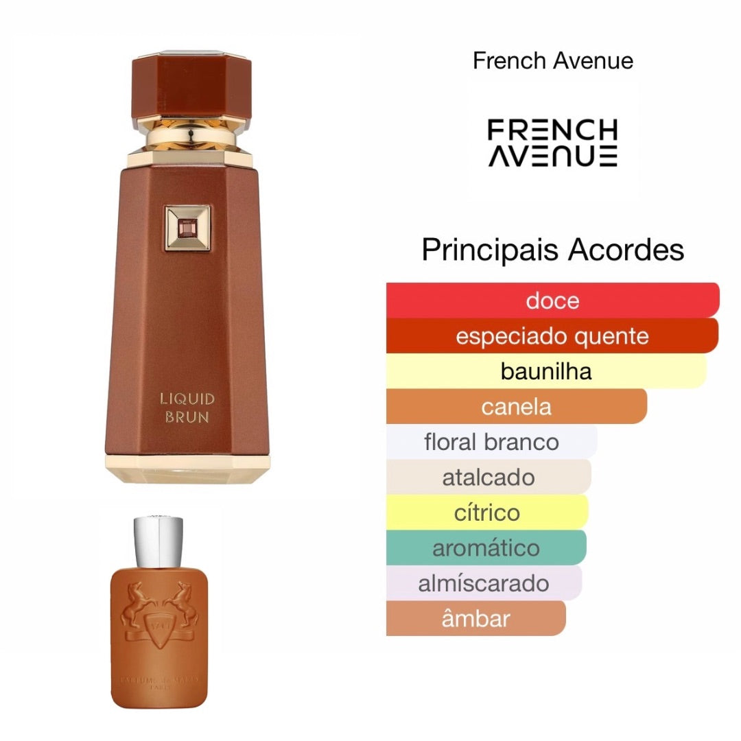 Liquid Brun - Eau de Parfum 100ml Perfume Árabe Masculino