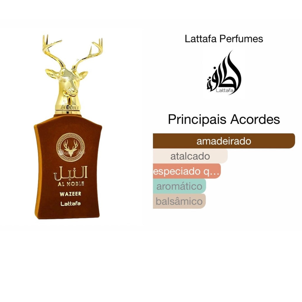 Wazeer Al Noble - Eau de Parfum 100ml Perfume Árabe Masculino