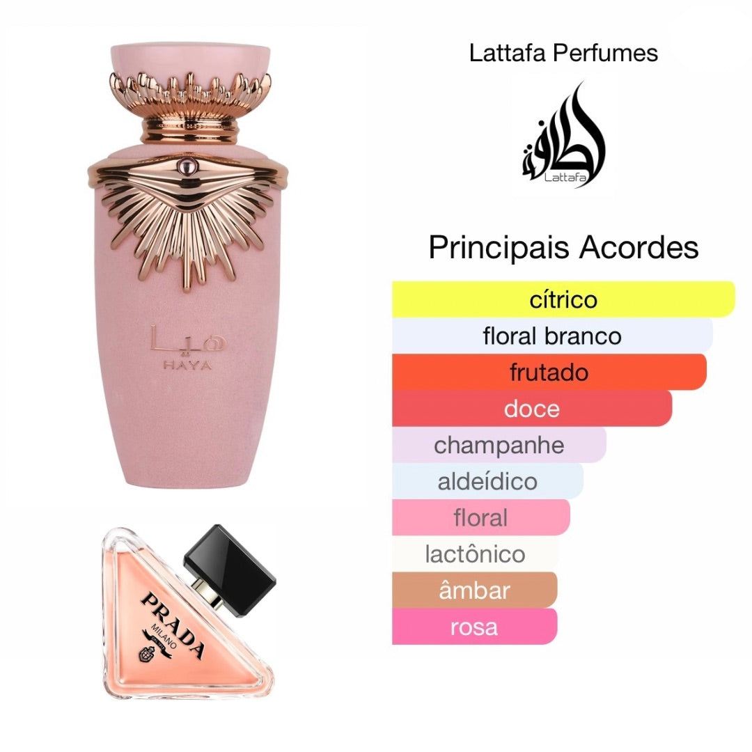 Haya - Eau de Parfum 100ml Perfume Árabe Feminino