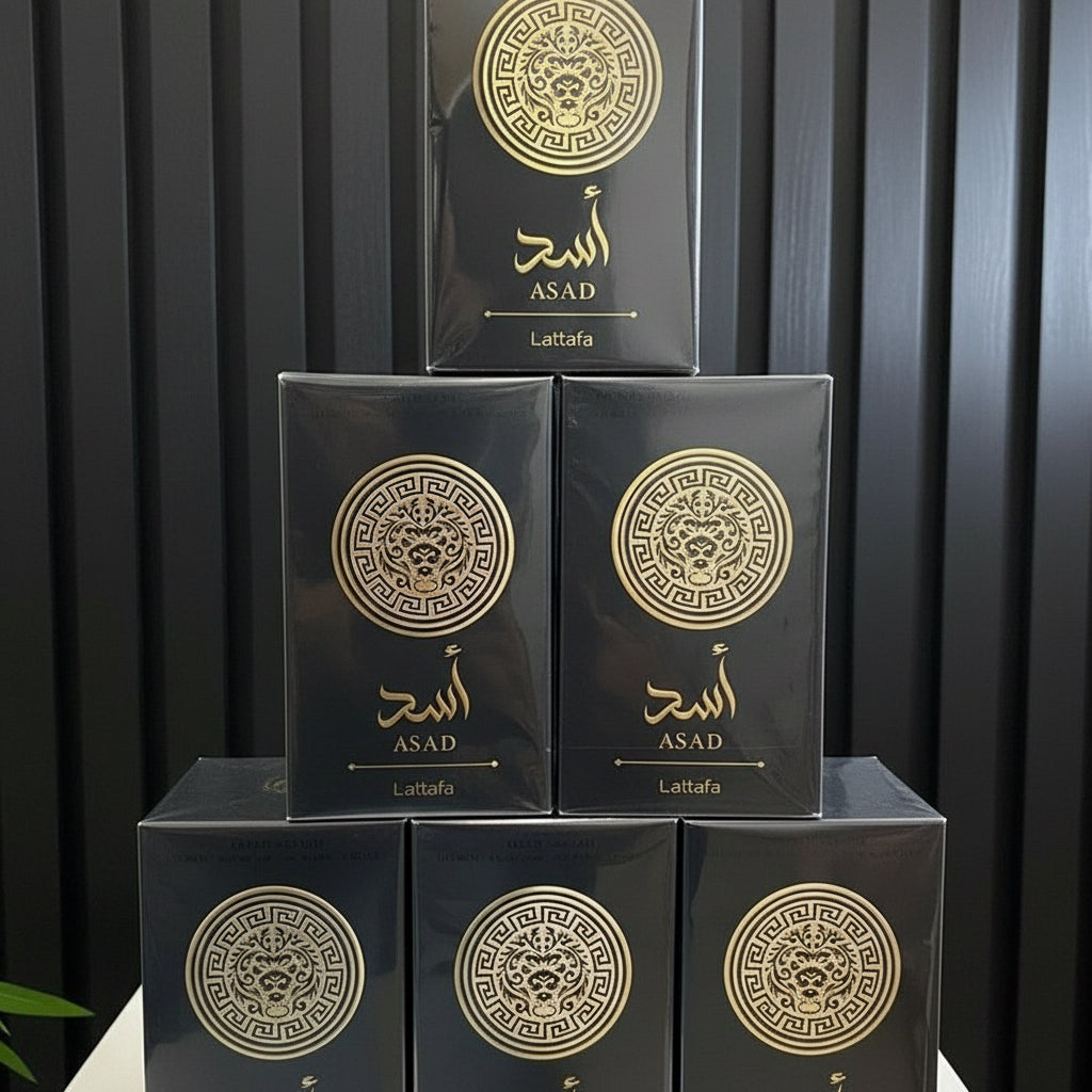 Asad Black - Eau de Parfum 100ml Perfume Árabe Masculino