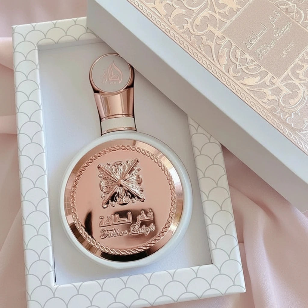 Fakhar Rose - Eau de Parfum 100ml Perfume Árabe  Femino