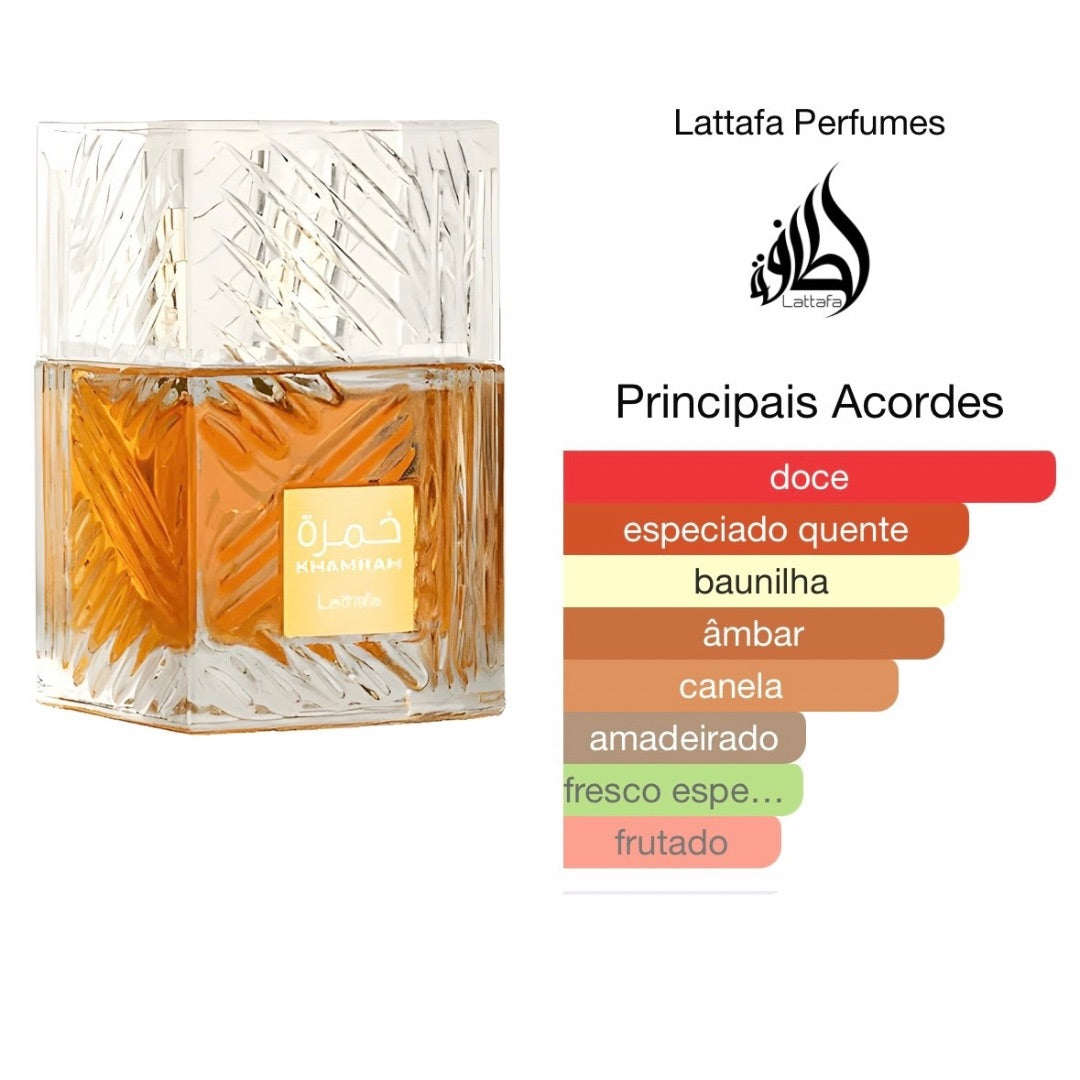 Khamrah - Eau de Parfum 100ml Perfume Árabe Unissex