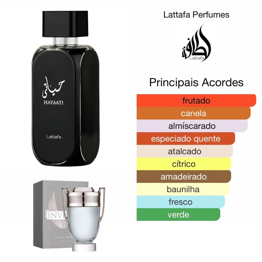 Hayatti - Eau de Parfum 100ml Perfume Árabe Masculino
